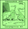 Danny Imig:Thesaurus Rex: Laryngitis X3